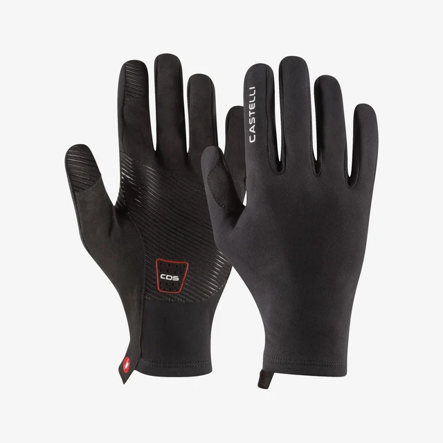 Castelli Lightness 3 Lange Hansker Black, Str. S 