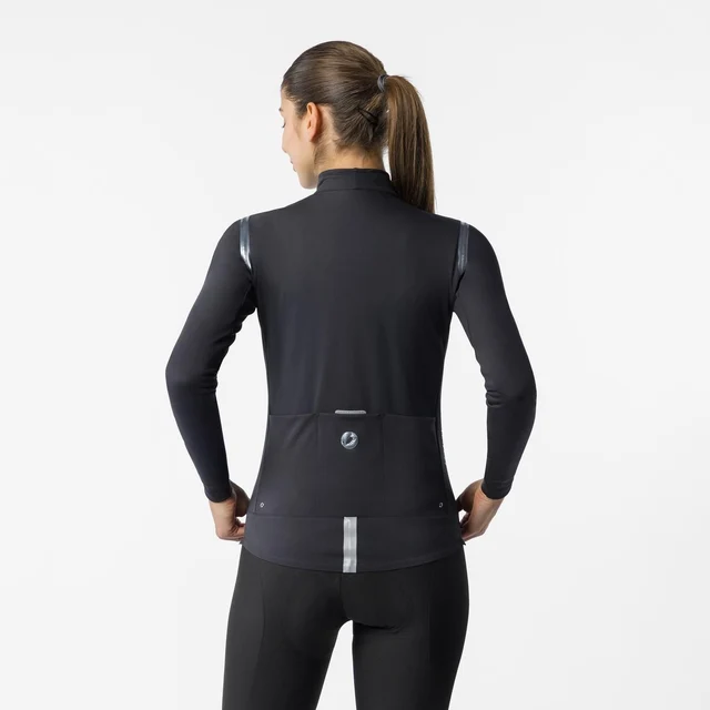 Castelli Perfetto 4 Dame Sykkeljakke Black, Str. S 