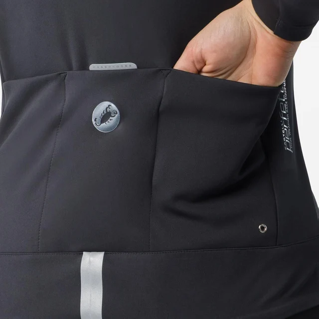 Castelli Perfetto 4 Dame Sykkeljakke Black, Str. S 