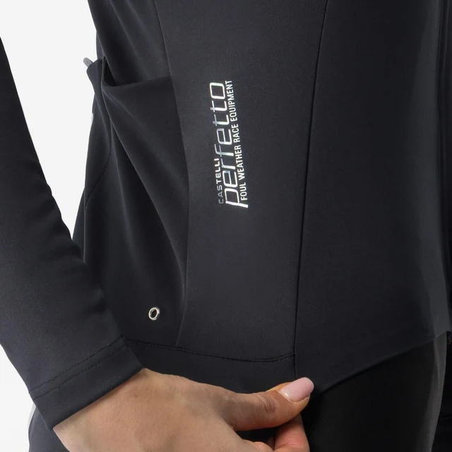 Castelli Perfetto 4 Dame Sykkeljakke Black, Str. S 