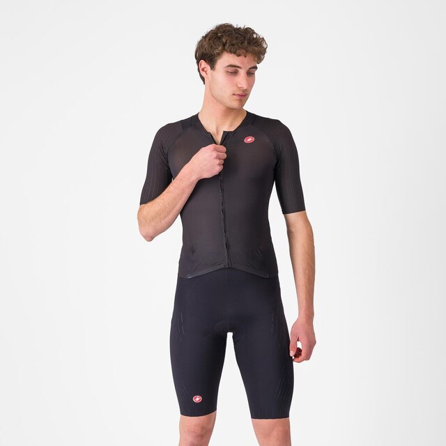 Castelli Free Sanremo 3 SS Triatlondrakt Black, Str. 3XL 