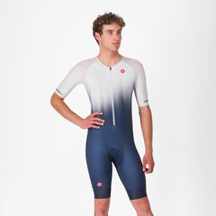 Castelli Core SS Triatlondrakt Belgian Blue/White, Str. XXL