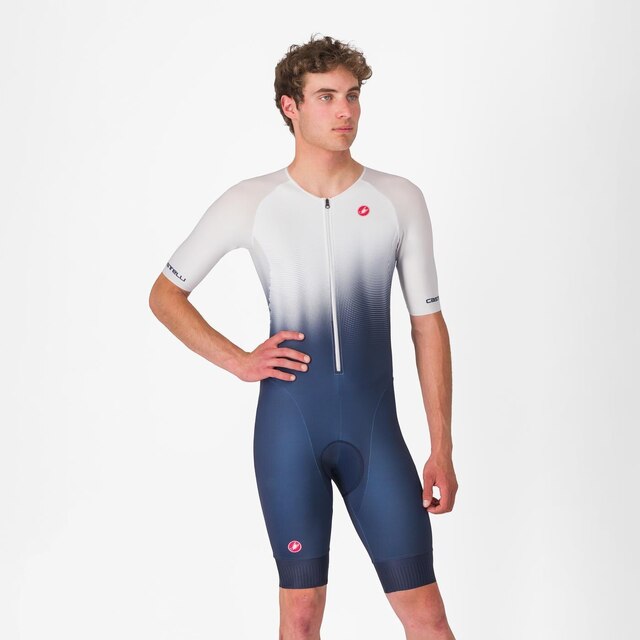 Castelli Core SS Triatlondrakt Belgian Blue/White, Str. XXL 