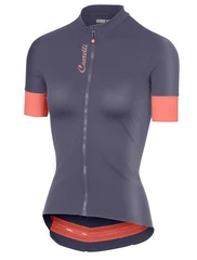 Castelli Anima 2 FZ Dame Sykkeltr&#248;ye St&#229;l/Bl&#229;, Str. L