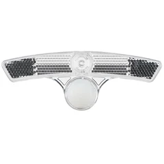 Cateye Orbit 2 Eikerefleks med lys Hvit, 1 stk, LED