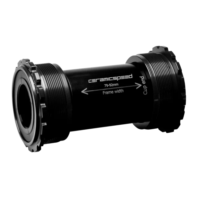 CeramicSpeed T45 Campy UT Vevlager Threadfit 82.5, Svart 