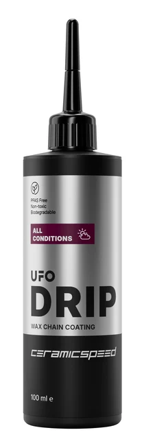 CeramicSpeed UFO Drip AC Kjedevoks 100ml, Til Alle Forhold 