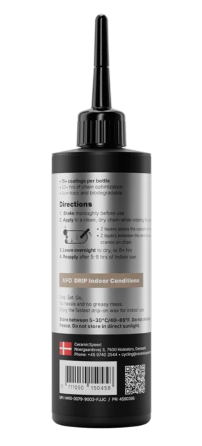 CeramicSpeed UFO Drip IC Kjedevoks 100ml, Til Innendørs Bruk 