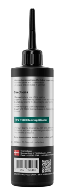 CeramicSpeed UFO Tech Bearing Cleaner 100 ml, För rengöring av lager 