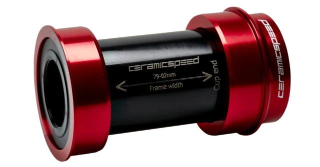 CeramicSpeed BBright DUB Kranklager Rød 