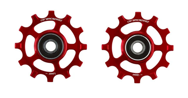 CeramicSpeed Keramiske Trinsehjul Rød 