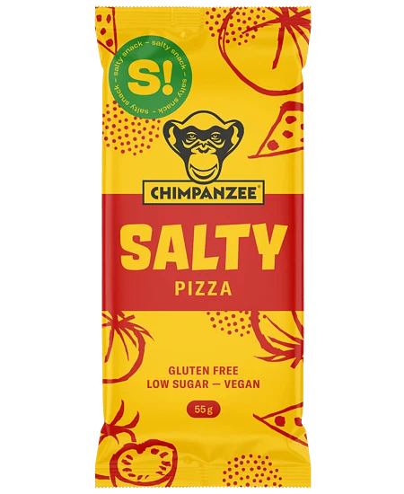 Chimpanzee Salty Bars 55g, Pizza 