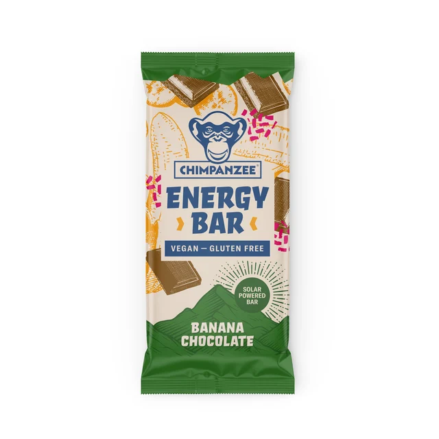 Chimpanzee Energibar 55g, Banana & Chocolate 