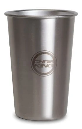 Chris King Stainless Steel Pint Glass Sølv 