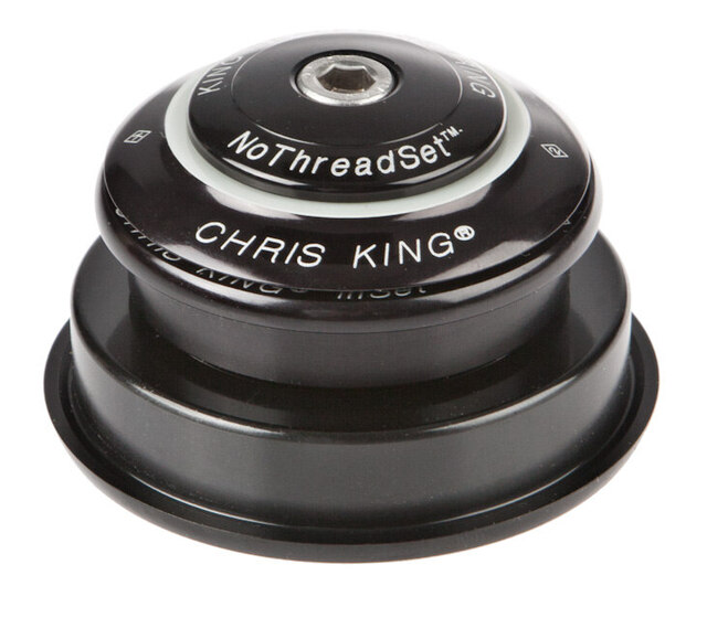 Chris King InSet i2 Styrelager 44mm ZS - 56mm ZS, Taper, Sort 