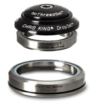 Chris King DropSet 3 Styrelager Sort, 41/52mm 36/45°