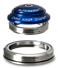 Chris King DropSet 3 Styrelager Navy, 41/52mm 36/45°