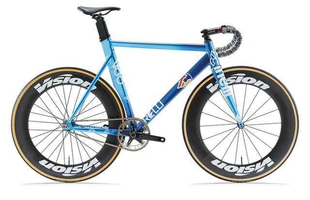 Cinelli Vigorelli 80s Banesykkel Ramme Nazionale Blue, Str. XS (52) 