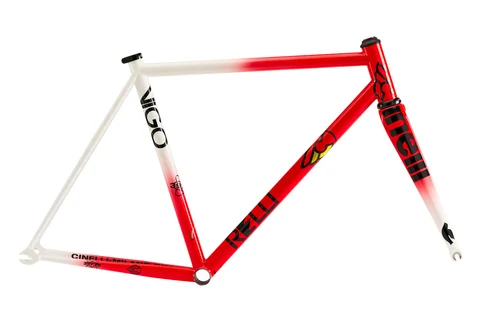 Cinelli Vigorelli 80s Banesykkel Ramme Team Red, St&#229;l, Rammesett