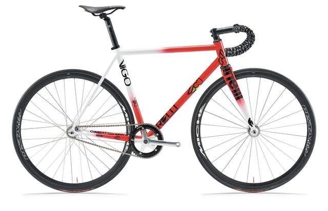 Cinelli Vigorelli 80s Banesykkel Ramme Team Red, Str. M (53) 