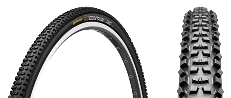 Conti Mountain King CX RaceSport Dekk Sort, 700 x 32C, 180 TPI, 320 gram 