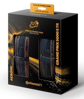 Continental TDF 2026 LTD Race Dekkpakke Aero 111 (29mm) og GP5000 S TR (30mm)