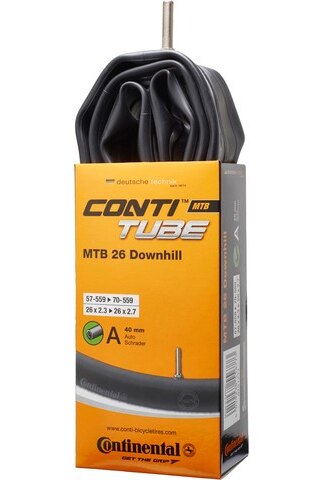 Continental Downhill 26" Slange 2.3" - 2.7", 40 mm bilventil, 535 g