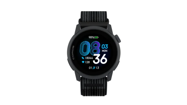 Coros Pace 4 GPS Sports Klokke Nylon Black 