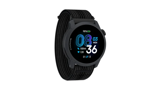 Coros Pace 4 GPS Sports Klokke Nylon Black 