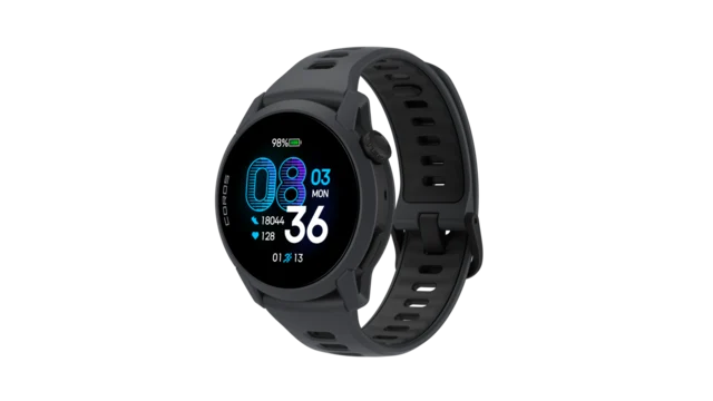 Coros Pace 4 GPS Sports Klokke Silicone Black 