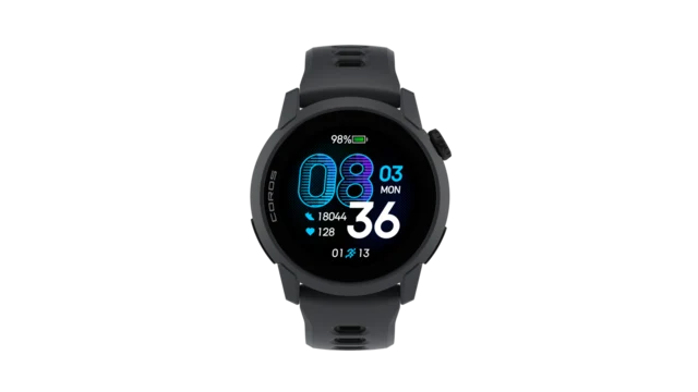 Coros Pace 4 GPS Sports Klokke Silicone Black 
