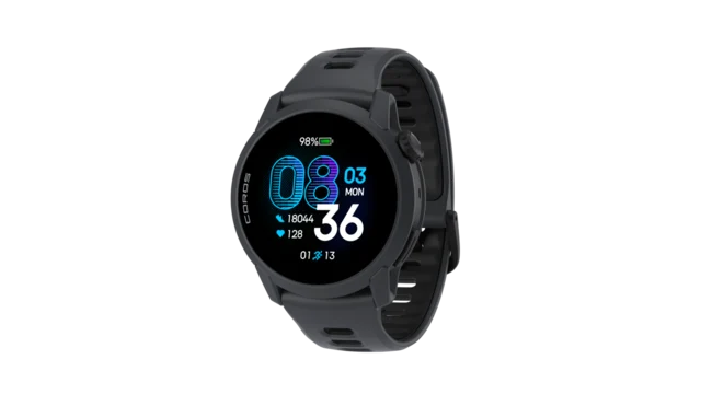 Coros Pace 4 GPS Sports Klokke Silicone Black 
