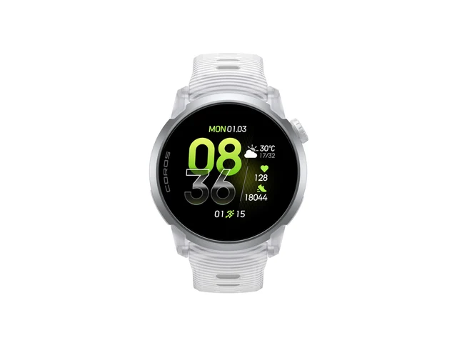 Coros Pace 4 Cloud White GPS-klokke Cloud White, silikonrem 