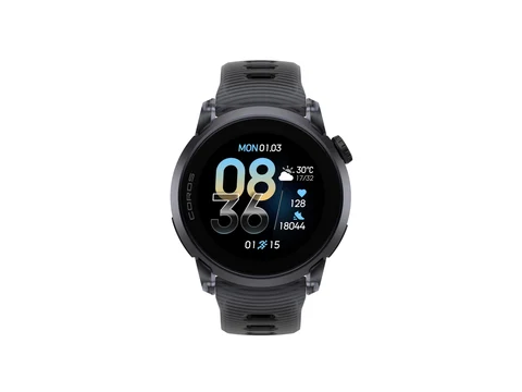 Coros Pace 4 Black Crystal GPS-klokke Black Crystal, silikonrem