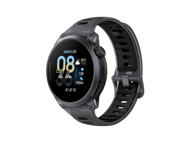 Coros Pace 4 Black Crystal GPS-klokke Black Crystal, silikonrem 