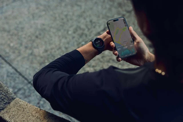 Coros Pace 4 Black Crystal GPS-klokke Black Crystal, silikonrem 