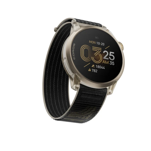 Coros Pace 4 Jakob Edition GPS-klokke Black & Gold, Fearless-rem 