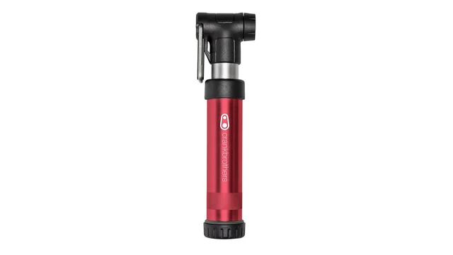 Crankbrothers Gem S Pumpe Rød, 7 bar, 176 mm, 128 gram 