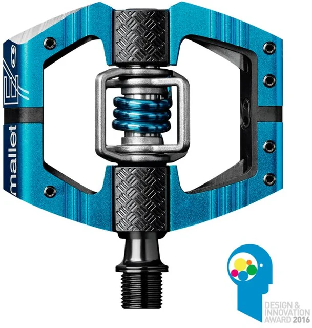 Crankbrothers Mallet Enduro Pedaler Blå, 479 gram, For Sti og Enduro! 