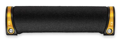 Crankbrothers Cobalt Grips Sort/Gull, 130 mm, 65 gram 