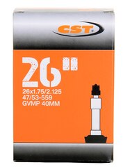 CST 26 x 1.75-2.125" Slange 47/53-559 mm, 40 mm Dunlopventil