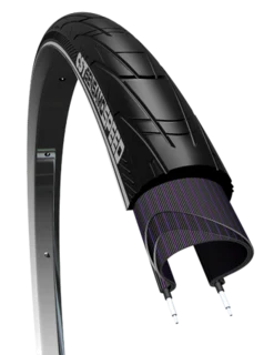 CST Sensamo Speed C-1730 Hybriddekk Sort, 700 x 35c, raskt dekk!