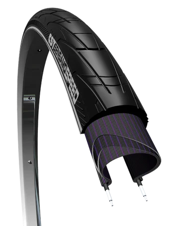 CST Sensamo Speed C-1730 Hybriddekk Sort, 700 x 35c, raskt dekk! 