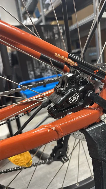 Cube Aim Allroad Terrengsykkel B-Vare Brick Red'n' Black, Str. S 