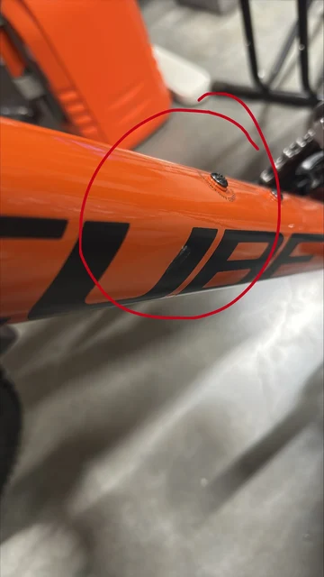 Cube Aim Allroad Terrengsykkel B-Vare Brick Red'n' Black, Str. S 