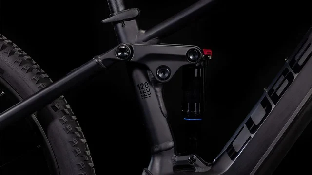 Cube Stereo Hybrid 120 ONE 625 Elsykkel Black´n´Black, Str. M 