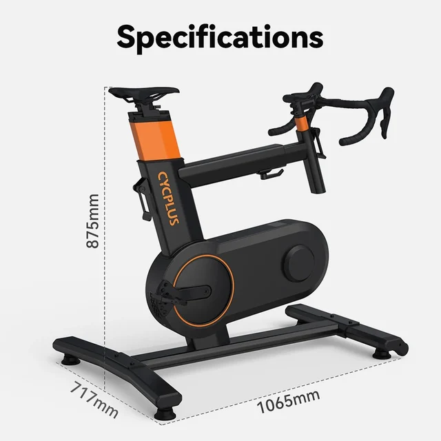 Cycplus T7 Smart cykel BT/ANT+, 2200w, -15 til 20% stigning 