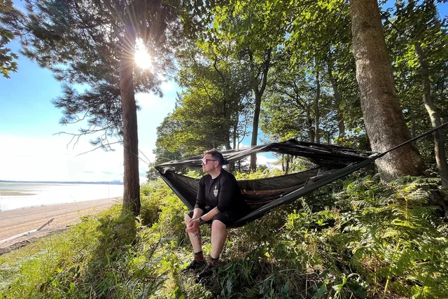 DD Hammocks Frontline King Hengekøye Oliven Grønn, Opp til 125kg 