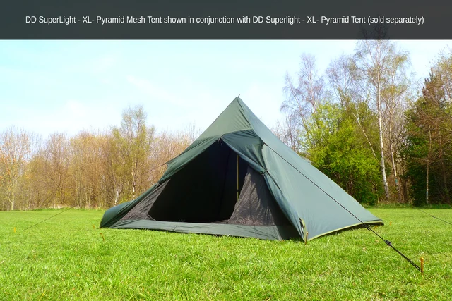 DD Hammocks SL XL Mesh Pyramide Telt Mesh, 2 Personer 