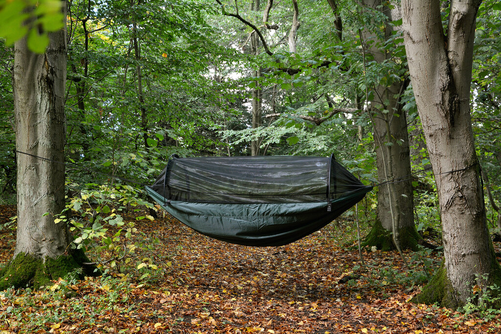 DD Hammocks Frontline Hammock Hengekøye Oliven Grønn, XL, Opp til 125kg